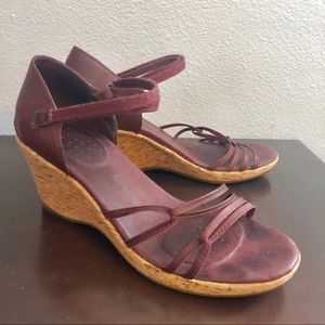 Teva wedge sandals sz 8